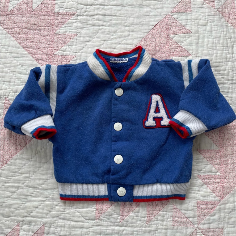 Baby varsity jacket